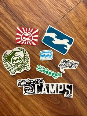 Billabong Y2K early 2000s Authentic Sticker Pack